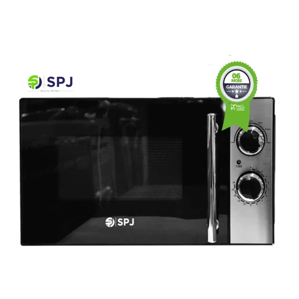 Micro-onde - SPJ - MWBLU-20L003 - 20L - 700W - Noir - 3 Mois de Garantie