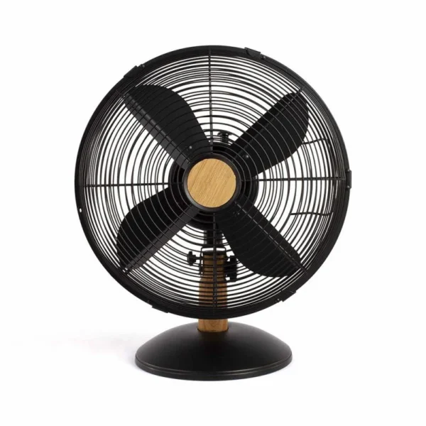 Ventilateur de table DELTA IMPORT Métal 40W 3 vitesses D30cm Noir - 3 mois garantie