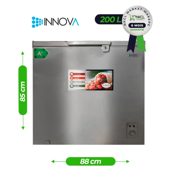 Congélateur Innova 200L – IN369 – A+ Garantie: 06 mois