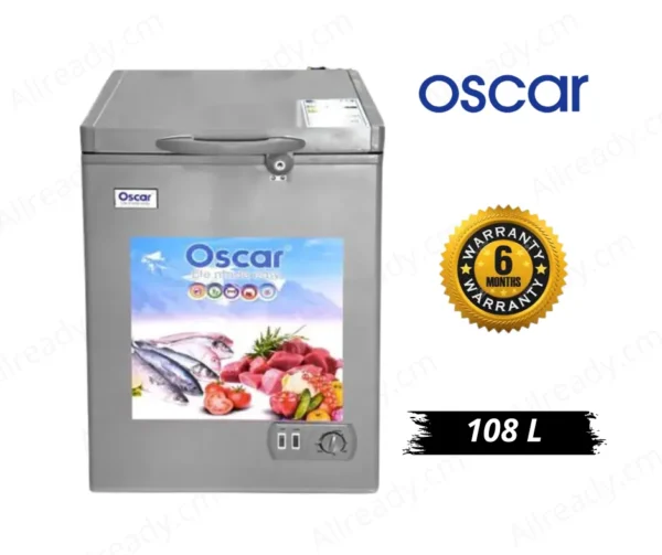 Congélateur coffre - OSCAR -OSC 160 - 108 litres - SILVER - 06 Mois