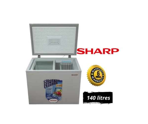 Congélateur Coffre Sharp -142 L - SCF-K190XL-WH2 - Blanc - Économique - Garantie 6 mois