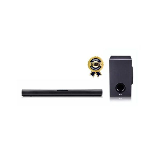 Barre de son LG SJ2 - 160 W - 2.1 canaux avec connectivité Bluetooth - Garantie 12 Mois