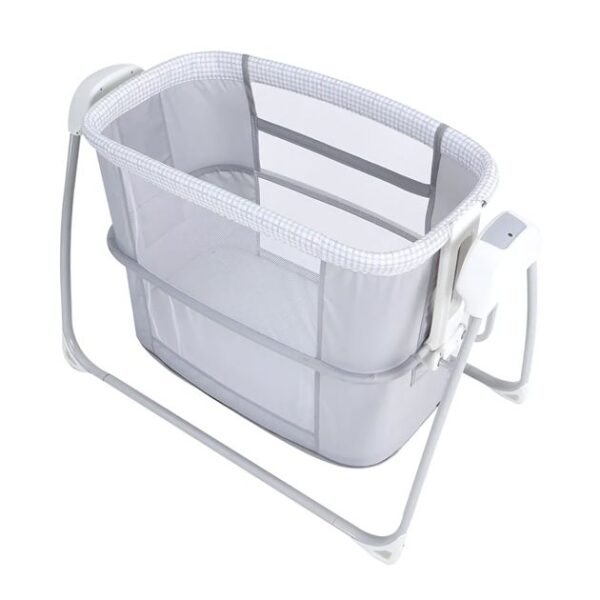 Berceau automatique avec fonction cododo et parc de jeux - Deluxe 4in1 - Pour bébé de 0 à 3 ans - Mastela