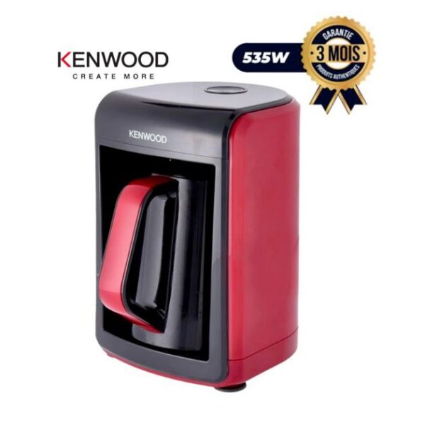 Cafetière turque électrique - Kenwood - CTP10.000BR - 5 tasses - 535 W - Noir-Rouge - Garantie 03 mois