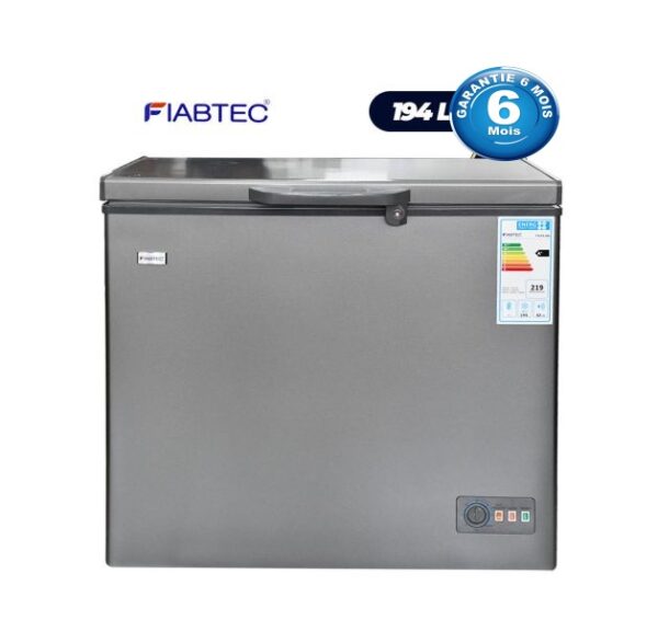 Congélateur Coffre FIABTEC - FTCFS - 294 - 194 Litres - gris - 6 mois garantis