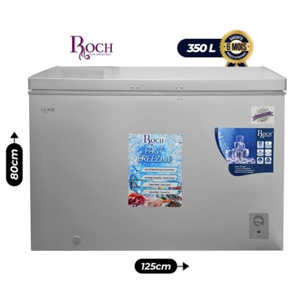 CONGÉLATEUR ROCH RCF-430-E - 350L - Gris - 6 mois
