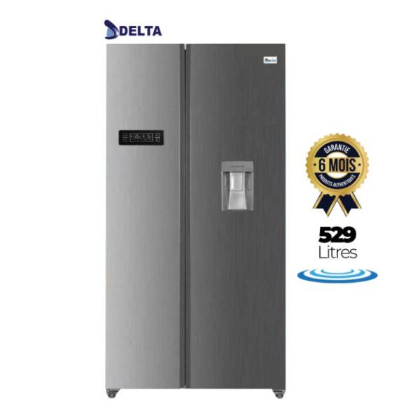 Réfrigérateur Américain Delta - DRF-651 518L-A+ - 412 kWh - 6Mois Garantie