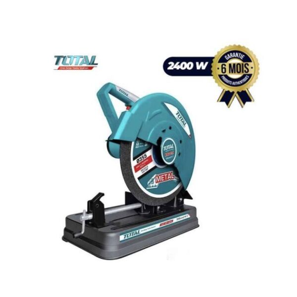 Tronçonneuse à métaux Total TS92435526 - 220V - 2400 W - Garantie 6 Mois
