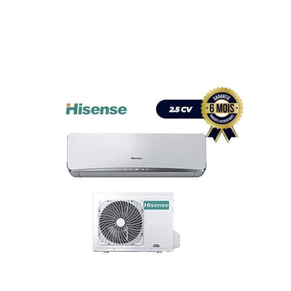 Climatiseur Split Hisense - AS-18CR4SMADA00 - 18000 BTU - 2.5 CV- R410 - 06 Mois