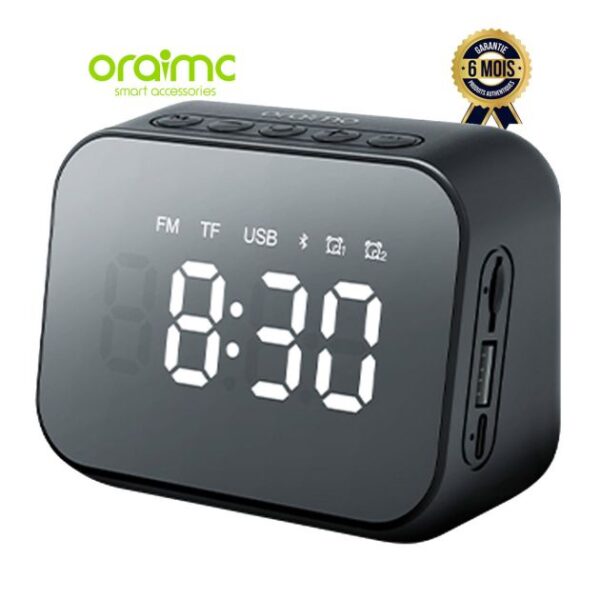 Enceinte de chevet - Oraimo obs-03s - Bluetooth V5.0 - Prise en charge de la carte mémoire et de la clé USB -