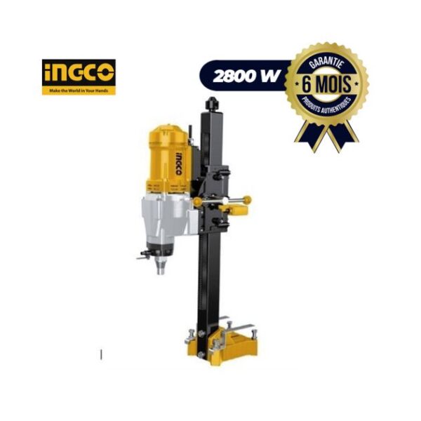 INGCO DDM28001 - Carotteuse|Machine de Forage Béton - 200 mm - 2800W - 6 Mois