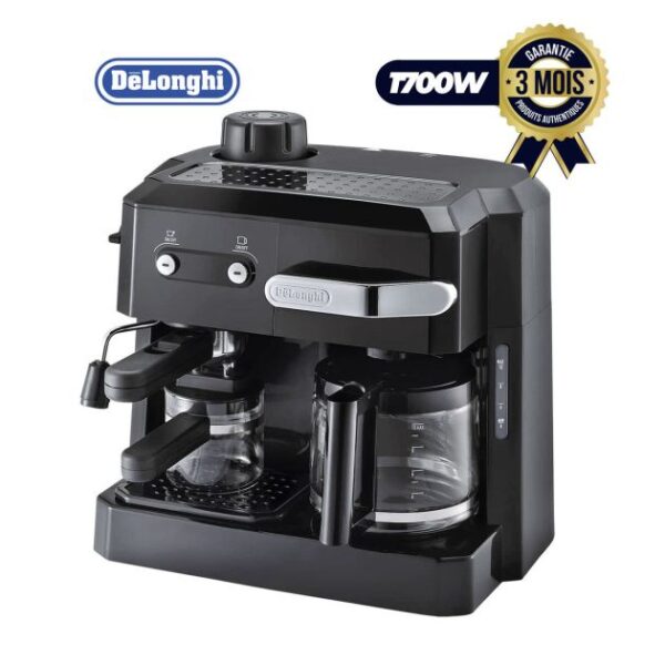 Machine à café Espresso et Capuccino - Delonghi - BCO320 - 1700W - Pression 3.5 Bar - Noir - 3 mois