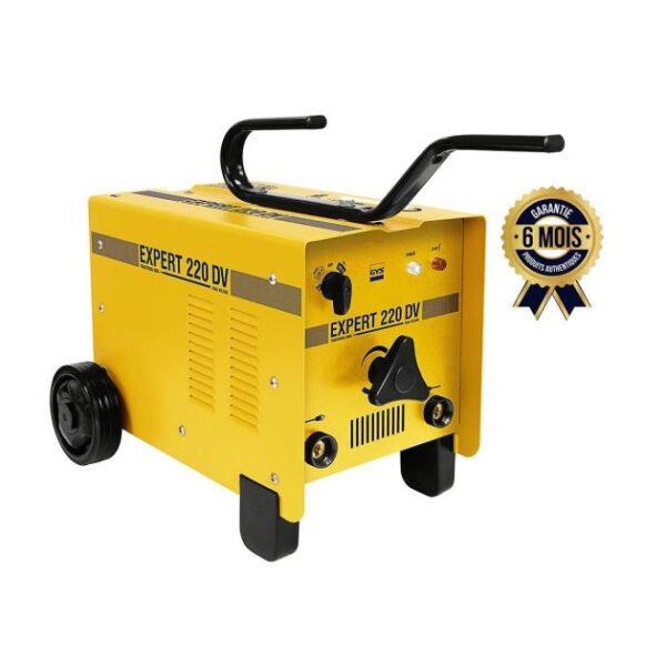 Poste de Soudure Expert 220 DV - Monophasé 230V – 50-60HZ ou Bi-phasé 400V - 50-60Hz - 06 mois de garantie
