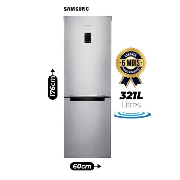 Réfrigérateur combiné - SAMSUNG - RB29 - NO FROST - 321 Litres - Gris - Garantie 6 Mois