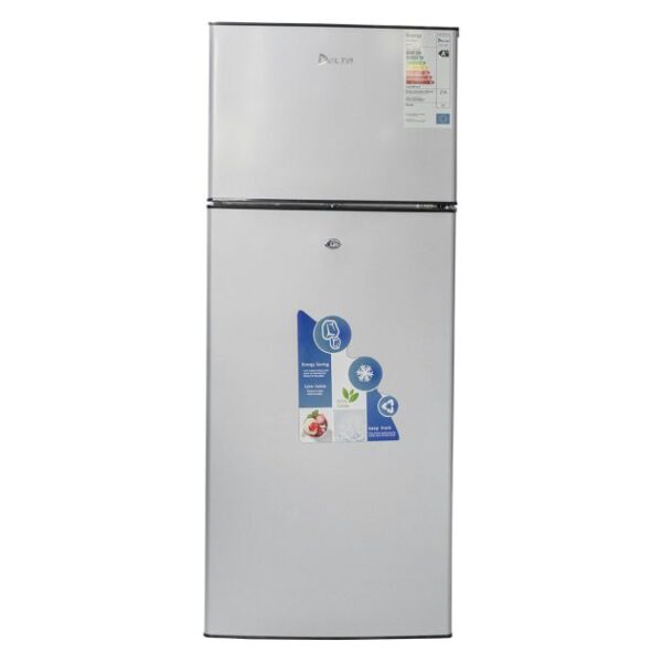 Réfrigérateur double battant - Delta - 205 litres - DRF-260 - A+ - Gris - Garantie 6 mois