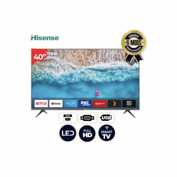 Smart TV - Hisense - 40A6000FS - 40 pouces - 6 mois de garantie