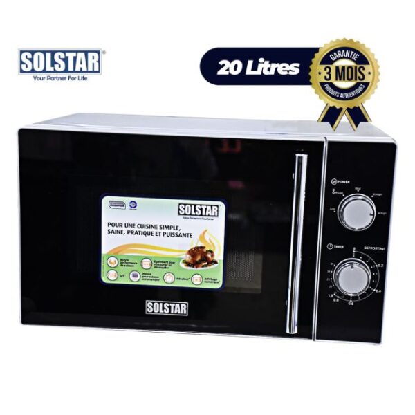 Micro-Onde Solstar – MWO 20M-MSLV SS - 20 L - 700W