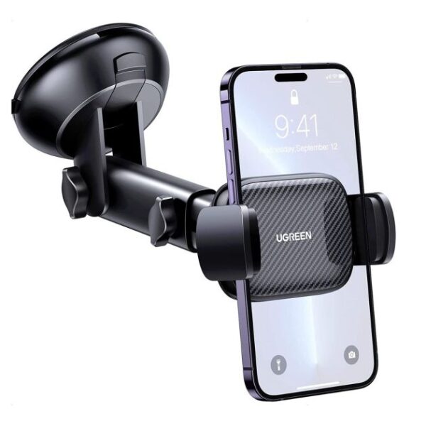 Support de téléphone de voiture - UGREEN - pour tableau de bord - support mobile pour pare-brise de voiture
