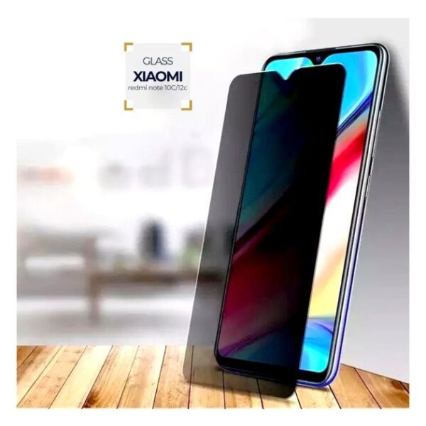 Glass de protection fumée - Anti espionnage pour Xiaomi Redmi Note 10C - Redmi Note 12C